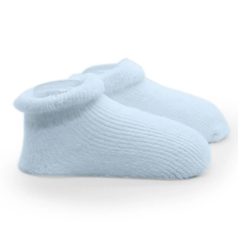 Terry 3-6 Months 2 Pack Socks Blue Stripe