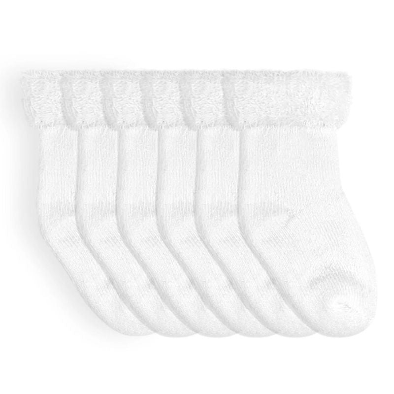 Terry 3-6 Months 6 Pack Socks