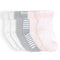 Terry 3-6 Months 6 Pack Socks Pink+White+Grey