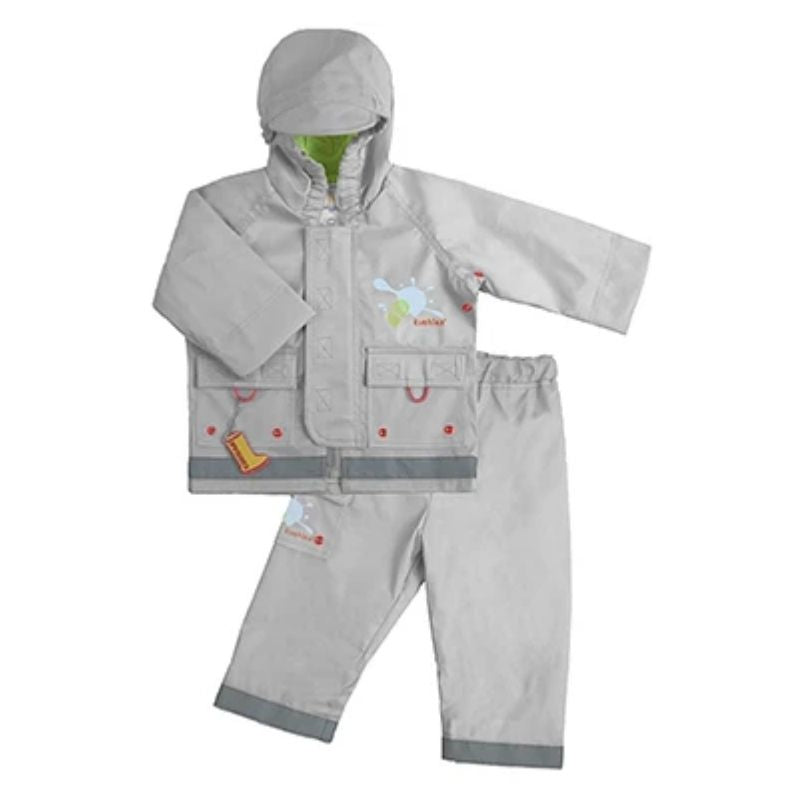 Rain Jacket & Pant Set  Silver
