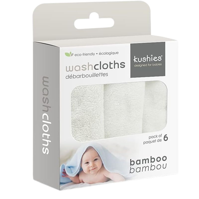 Bamboo Washcloths - 6 pack