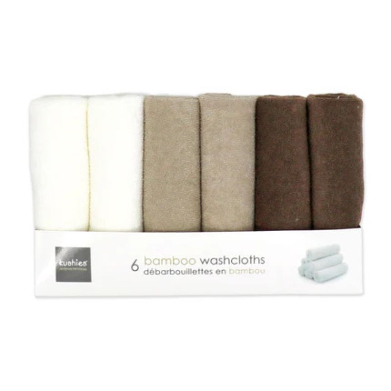 Bamboo Washcloths - 6 pack