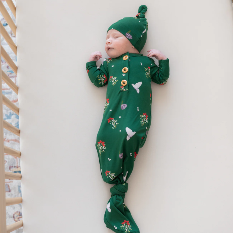 Holiday Knotted Gown & Hat