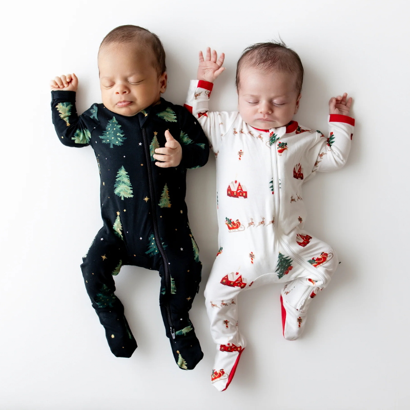 Bamboo Zippered Footie