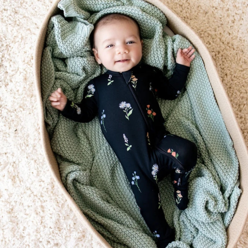 Bamboo Zippered Footie