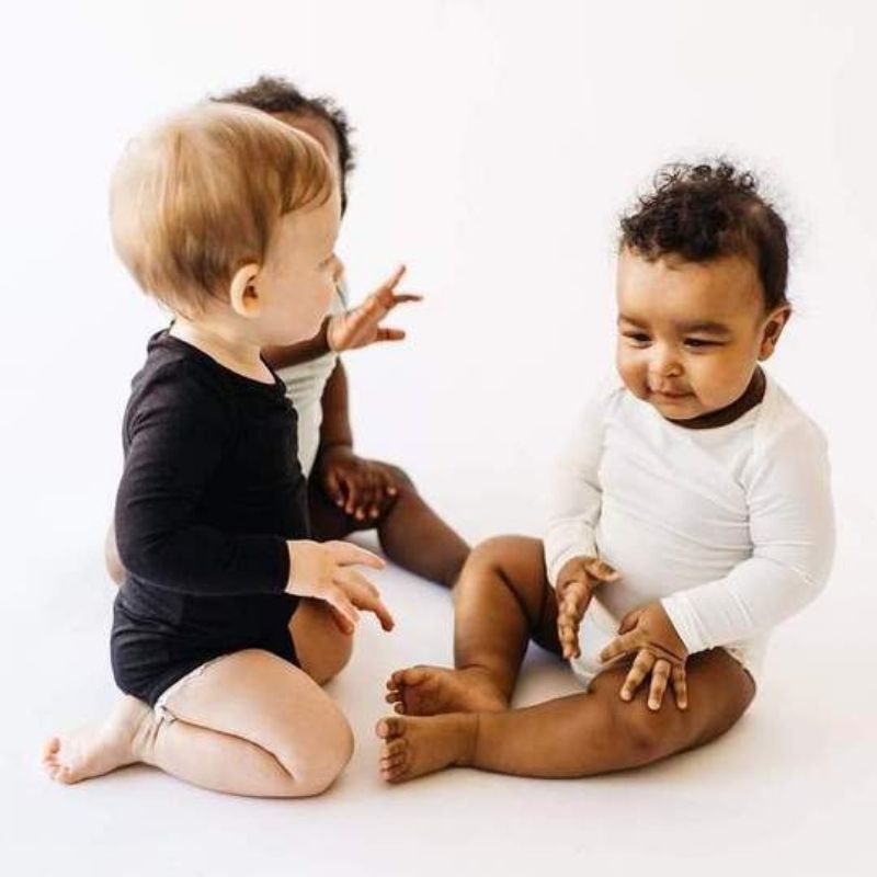 Long Sleeved Bodysuit Cloud