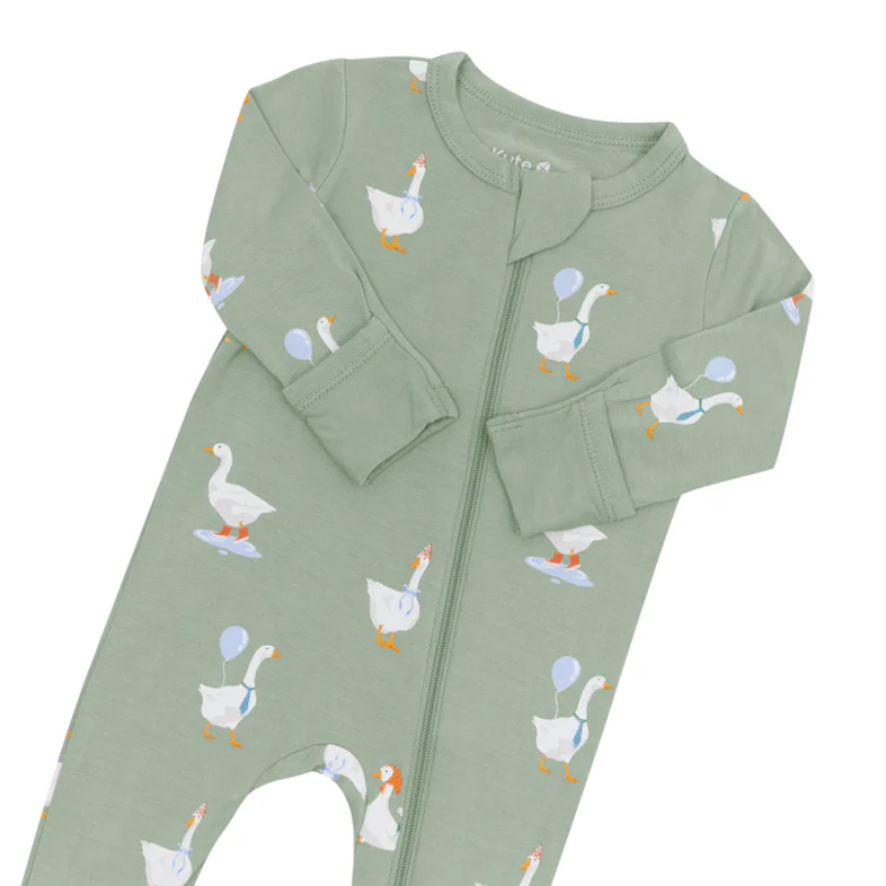 Bamboo Zippered Footie