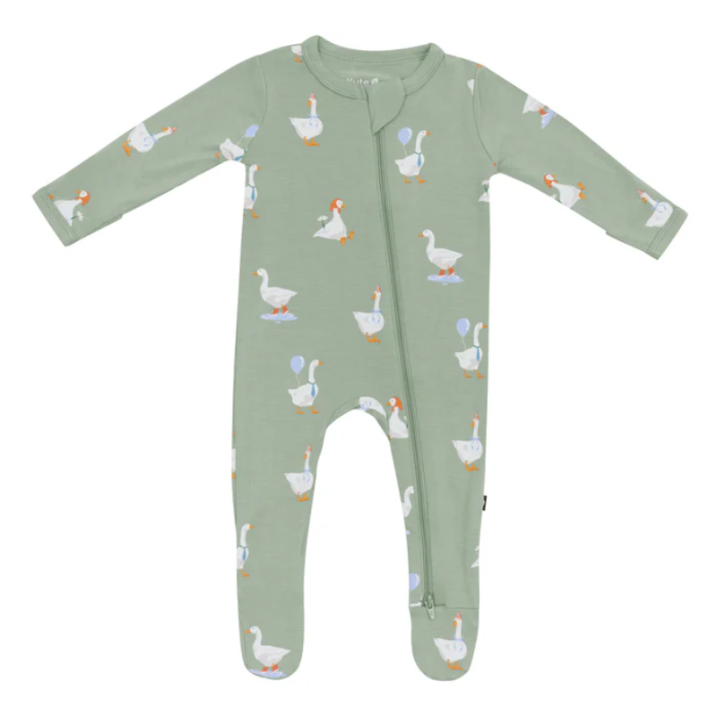Bamboo Zippered Footie