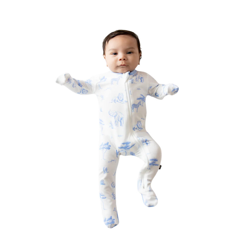 Bamboo Zippered Footie