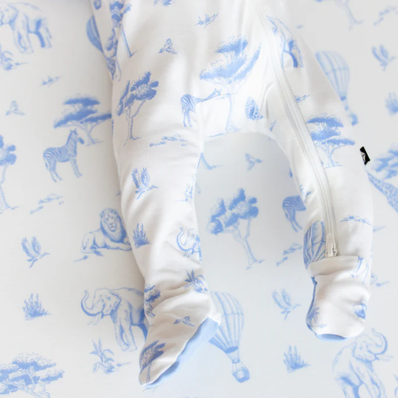 Bamboo Zippered Footie