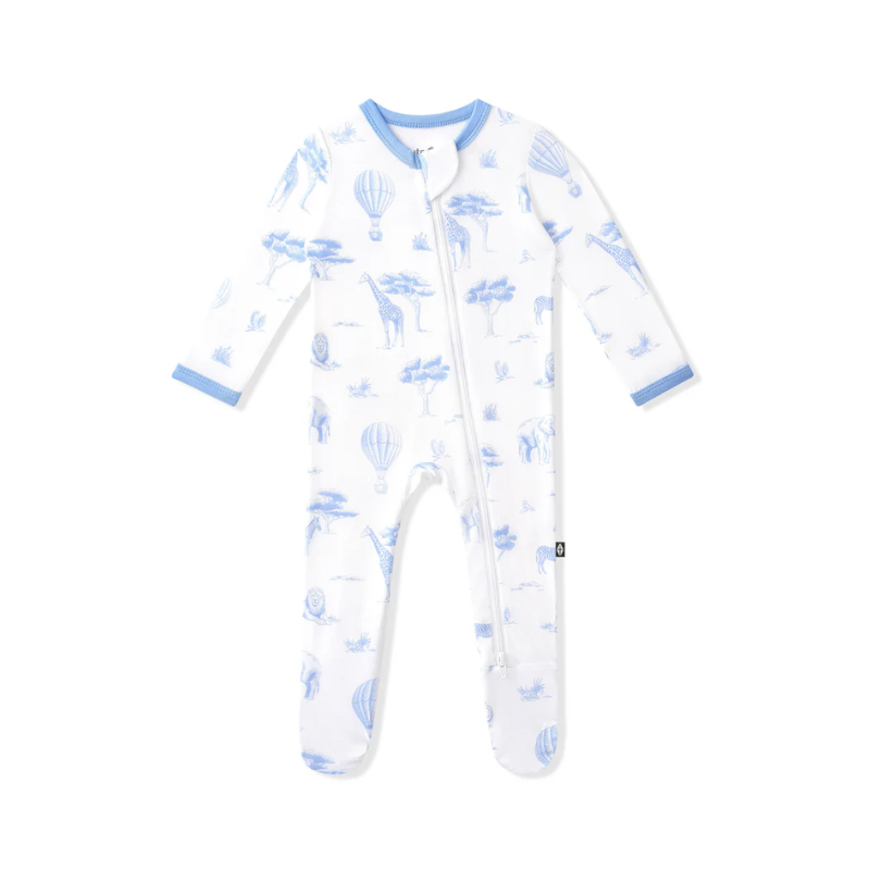 Bamboo Zippered Footie
