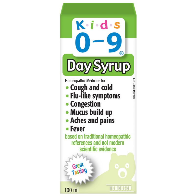 Kids 0-9 Day Time Cough and Cold Syrup