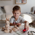 Natural Wood Stacking Stones