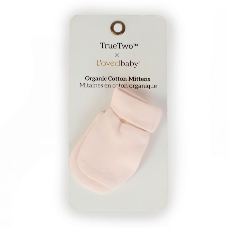 Organic Cotton Mittens Blush
