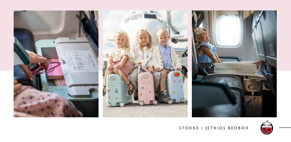 JetKids la valise-lit qui vous facilitera la vie dans l'avion.