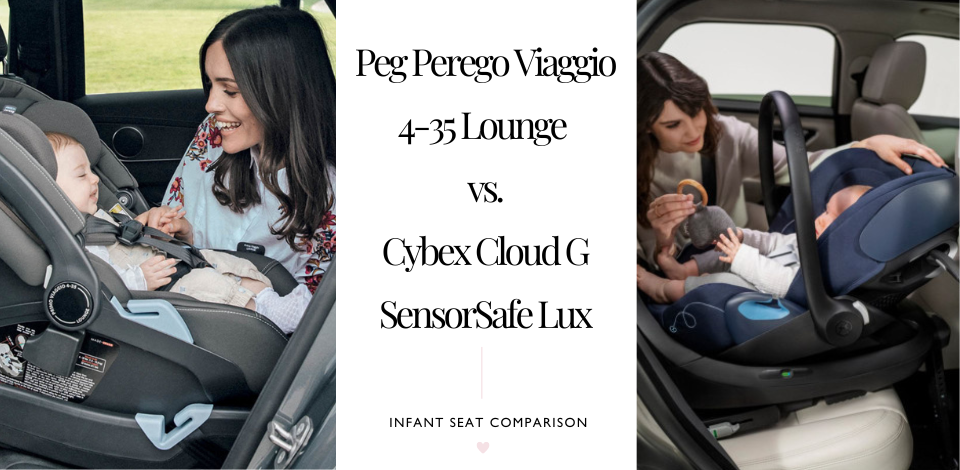 Cybex - Cloud G Lux SensorSafe Comfort Extend Infant Car Seat, Seashel