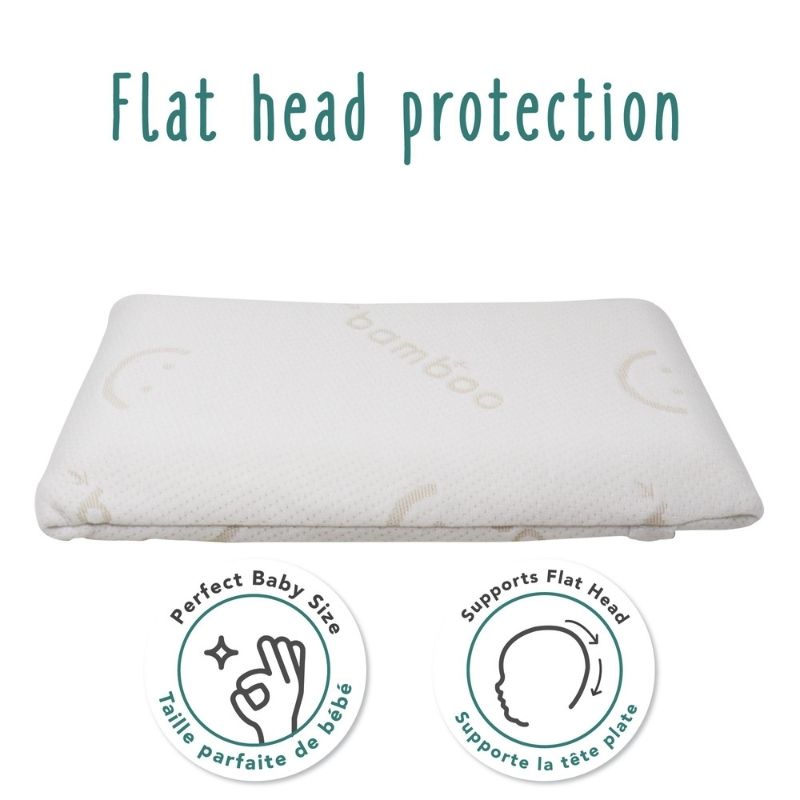 Baby's First Pillow with Bamboo Cover