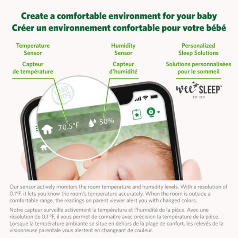 Video Wi-Fi Baby Monitor with Colour Night Vision