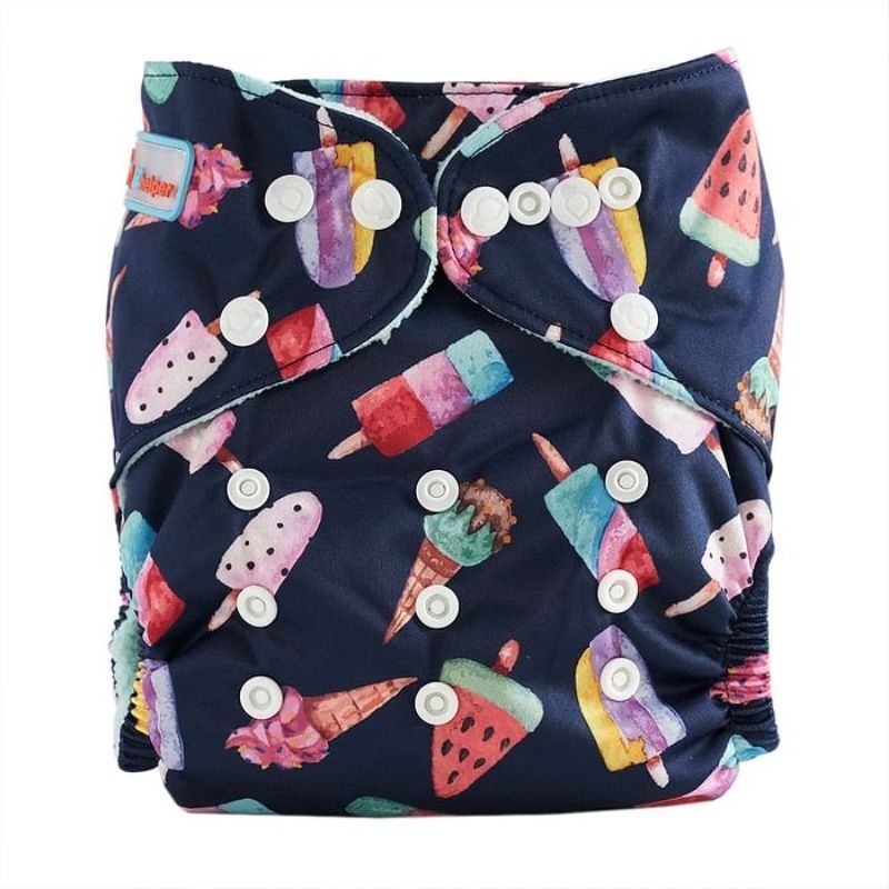 Print Cloth Diapers Ice Cream