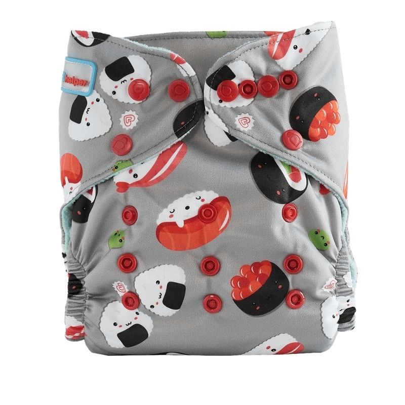 Print Cloth Diapers Sushi