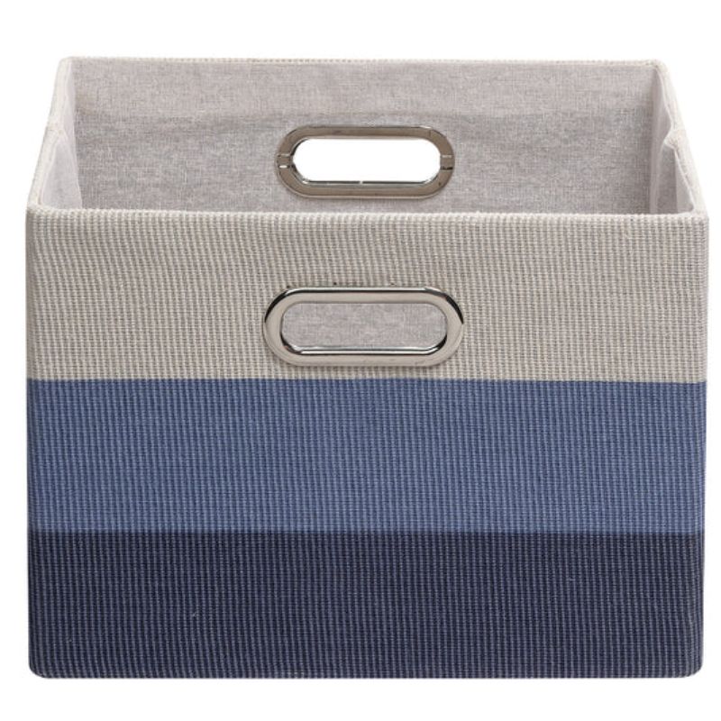 Ombre Collapsible Storage Basket Blue Ombre