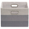 Ombre Collapsible Storage Basket Grey Ombre