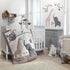 4-piece Crib Bedding Set Baby Jungle Animals