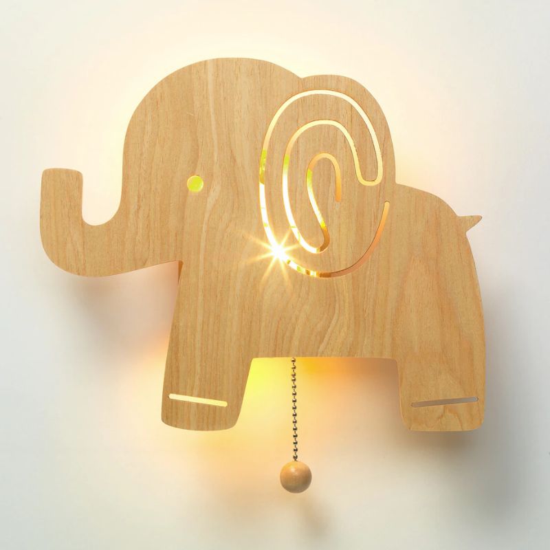 Elephant Wall Light  