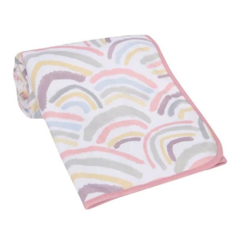 Soft Fleece Baby Blanket Rainbow