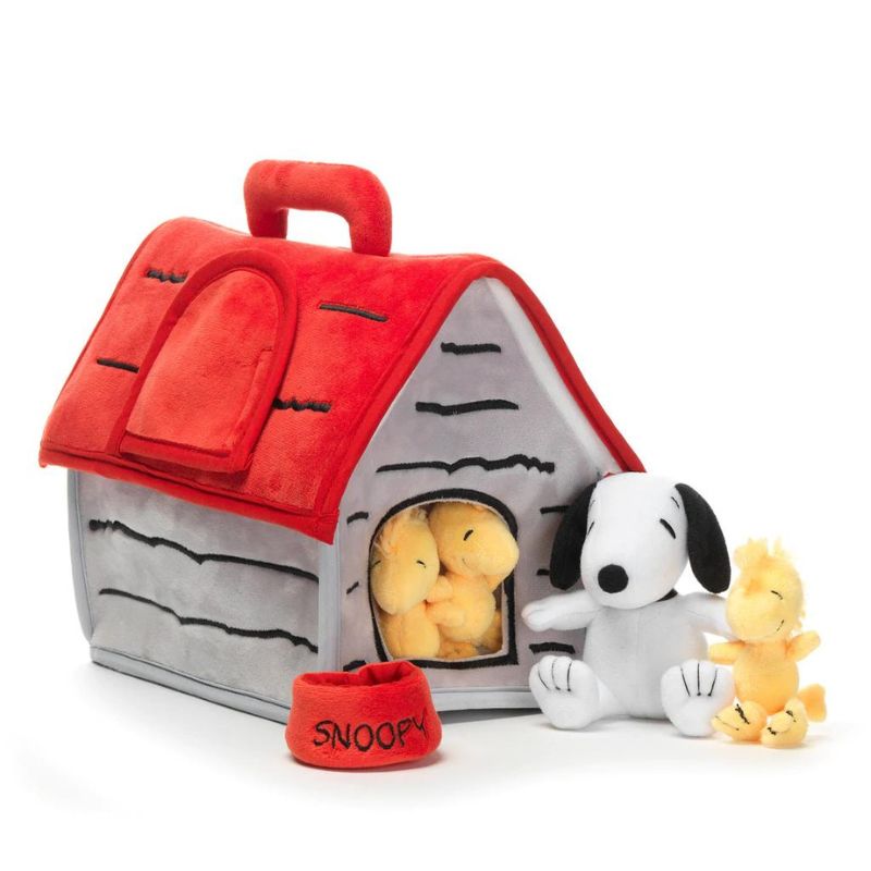 Plush - Classic Snoopy Interactive Dog House Set