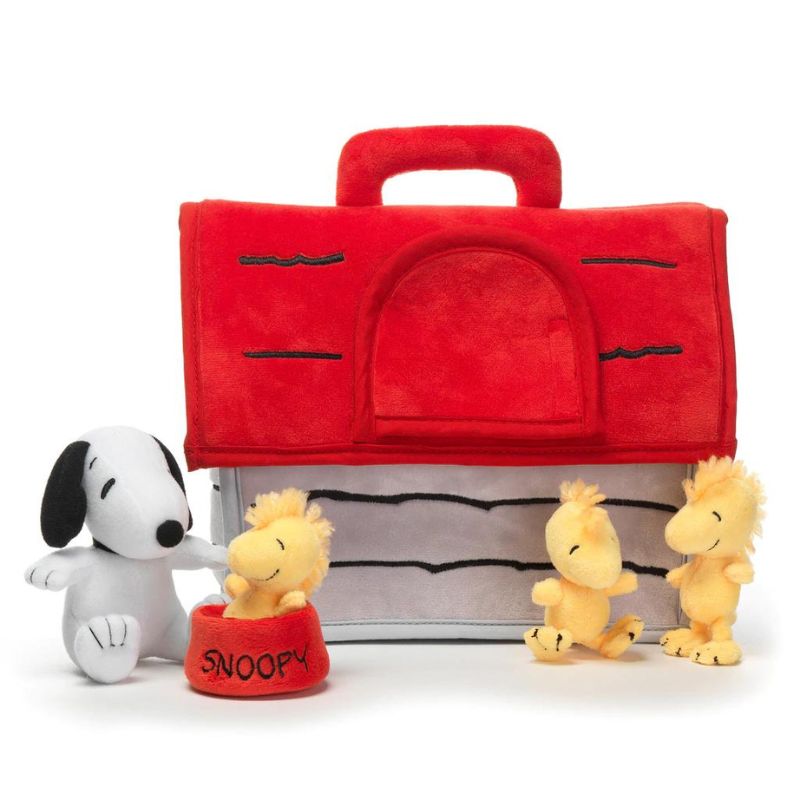 Plush - Classic Snoopy Interactive Dog House Set