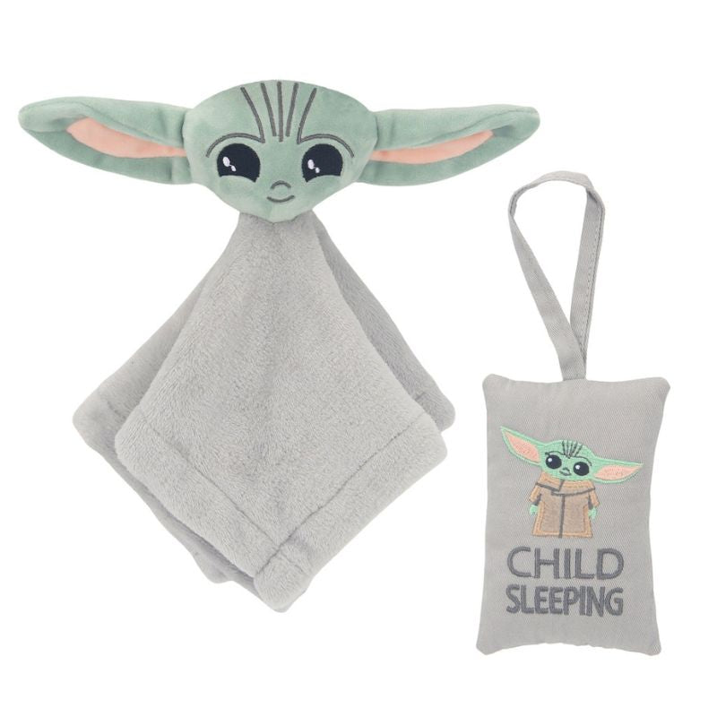 The Child/Baby Yoda Security Blanket/Door Pillow Gift Set