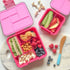 Bento 5 Lunch Boxes Glitter Pink