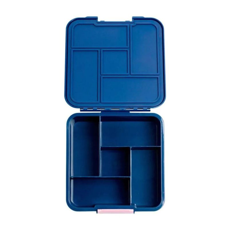 Bento 5 Lunch Boxes Steel Blue