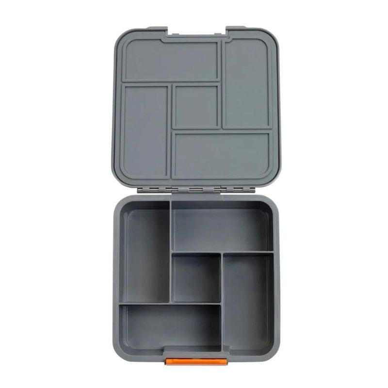 Bento 5 Lunch Boxes Dark Grey