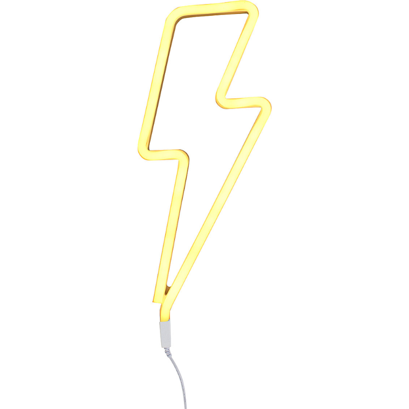 Neon Lightning Bolt