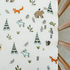 Draps de berceau en mousseline de coton