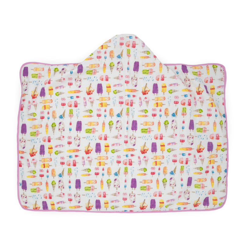 Cotton Muslin Toddler Hooded Towel