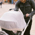 Car Seat Canopies Grey Stripe