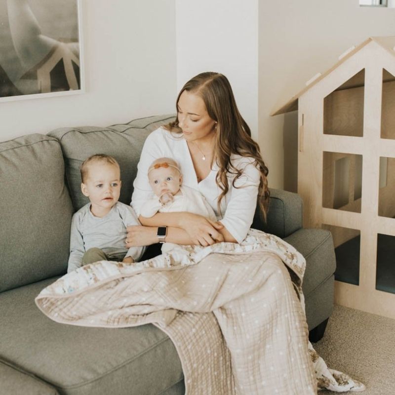 Original Cotton Muslin Quilts Llama Llama