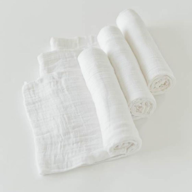 Muslin Swaddle - 3 Pack White