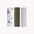 Muslin Swaddle - 3 Pack Forest Friends 2