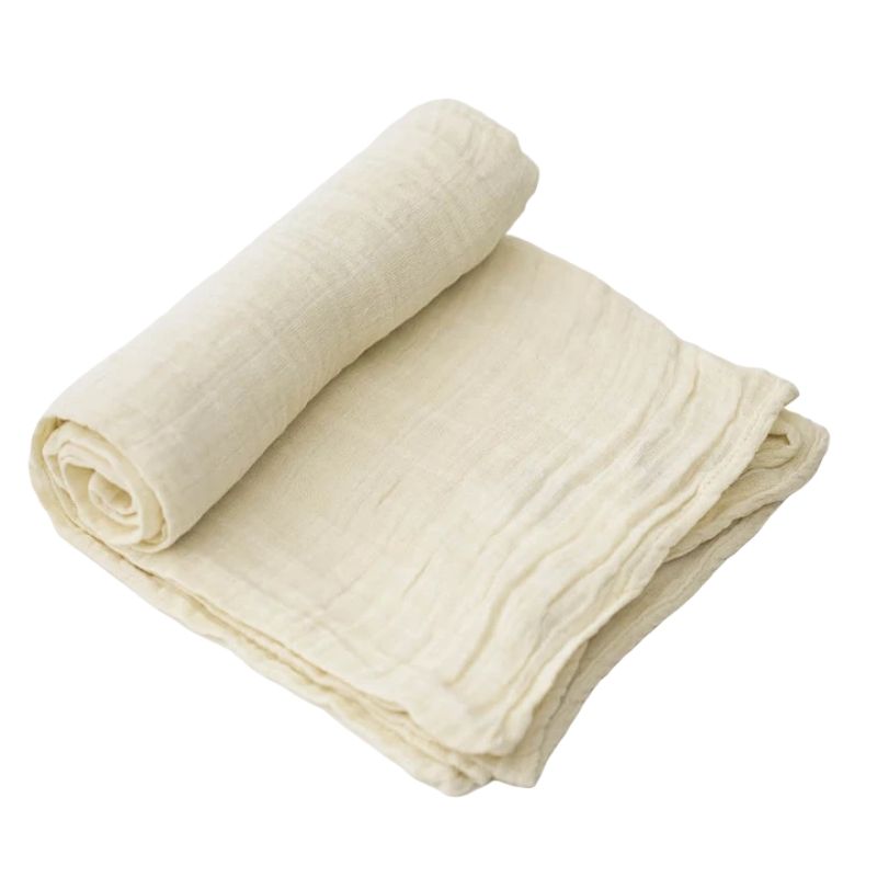 Cotton Muslin Swaddle - Solid Colours