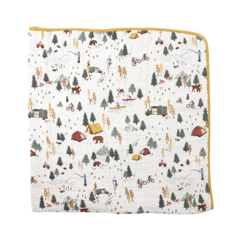 Courtepointes originales en mousseline de coton