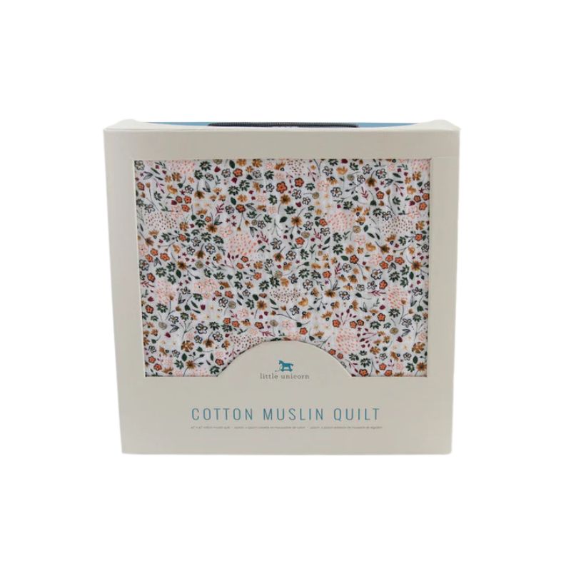 Original Cotton Muslin Quilt - Pressed Petals
