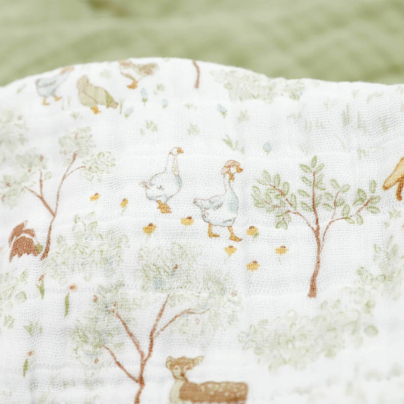 Courtepointes originales en mousseline de coton