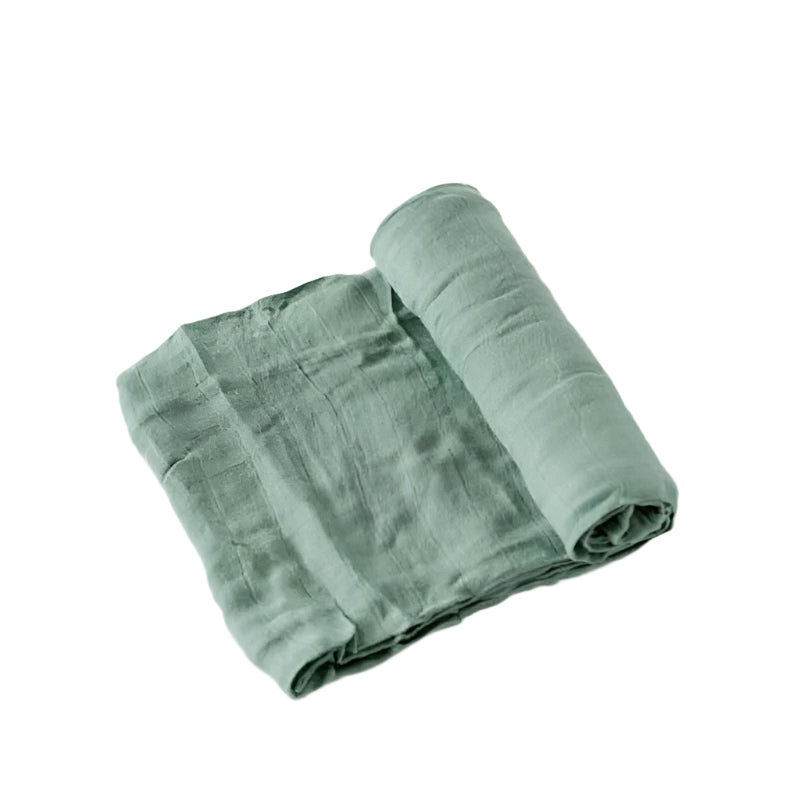 Deluxe Muslin Swaddles - Single Sage