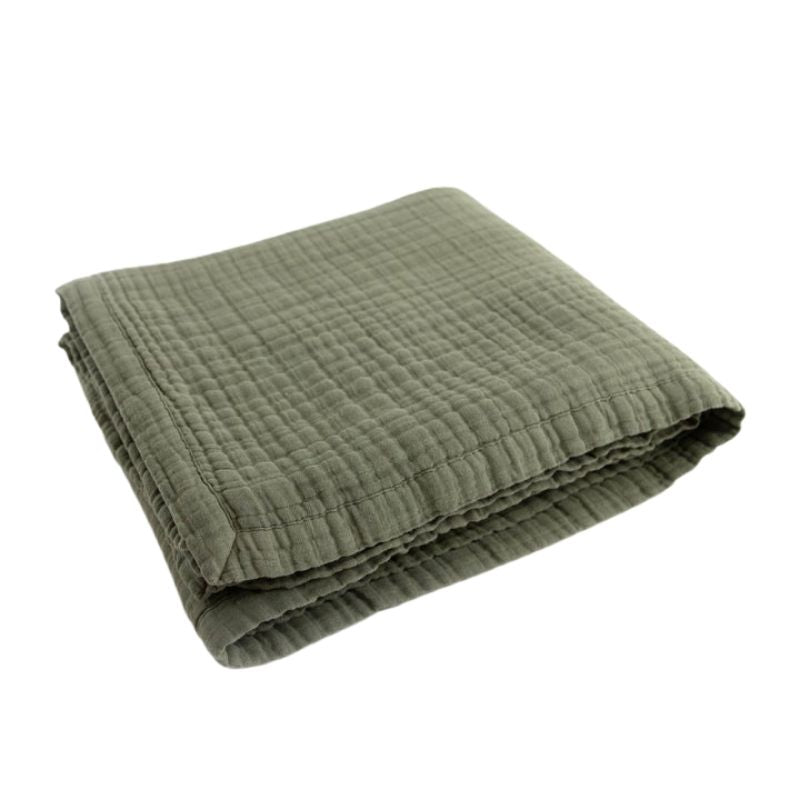 Big Kid Cotton Muslin Quilt Fern