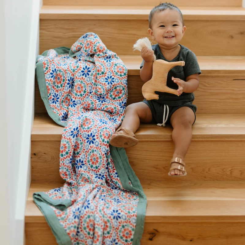 Deluxe Muslin Quilted Throw