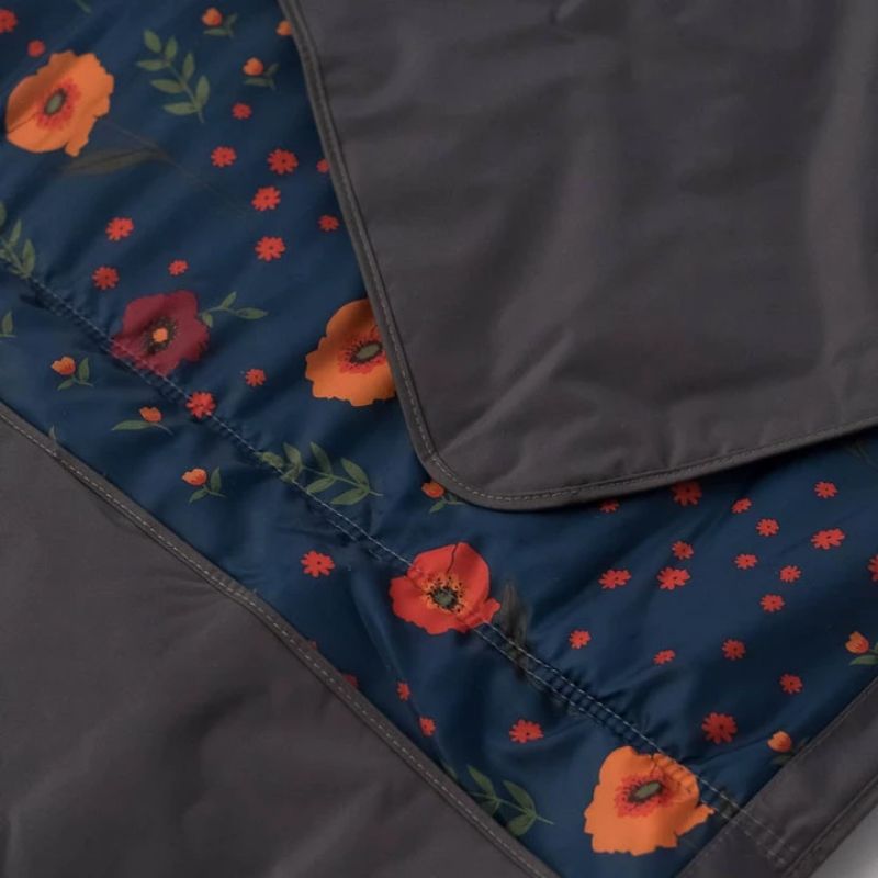 Outdoor Blanket - (5 x 7)  Midnight Poppy